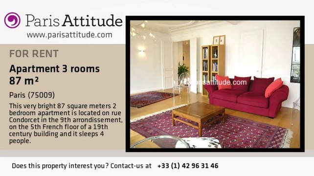 2 Bedroom Apartment for rent - Poissonnière, Paris - Ref. 856