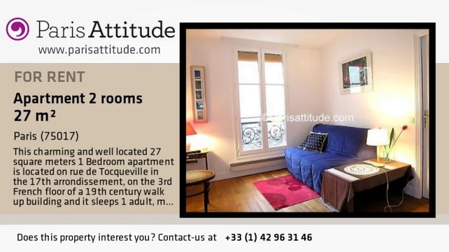 1 Bedroom Apartment for rent - Wagram, Paris - Ref. 4025