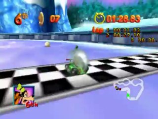 Mickey's Speedway USA - Course - Alaska (N64)
