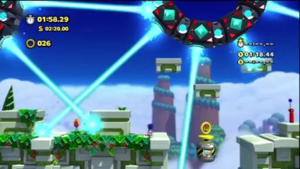 Sonic Lost World - Sky Road : Contre-la-montre