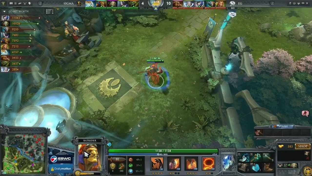 Evil Geniuses vs Sigma int Game 1 - ESWC 2013 DOTA 2 Finals - TobiWan