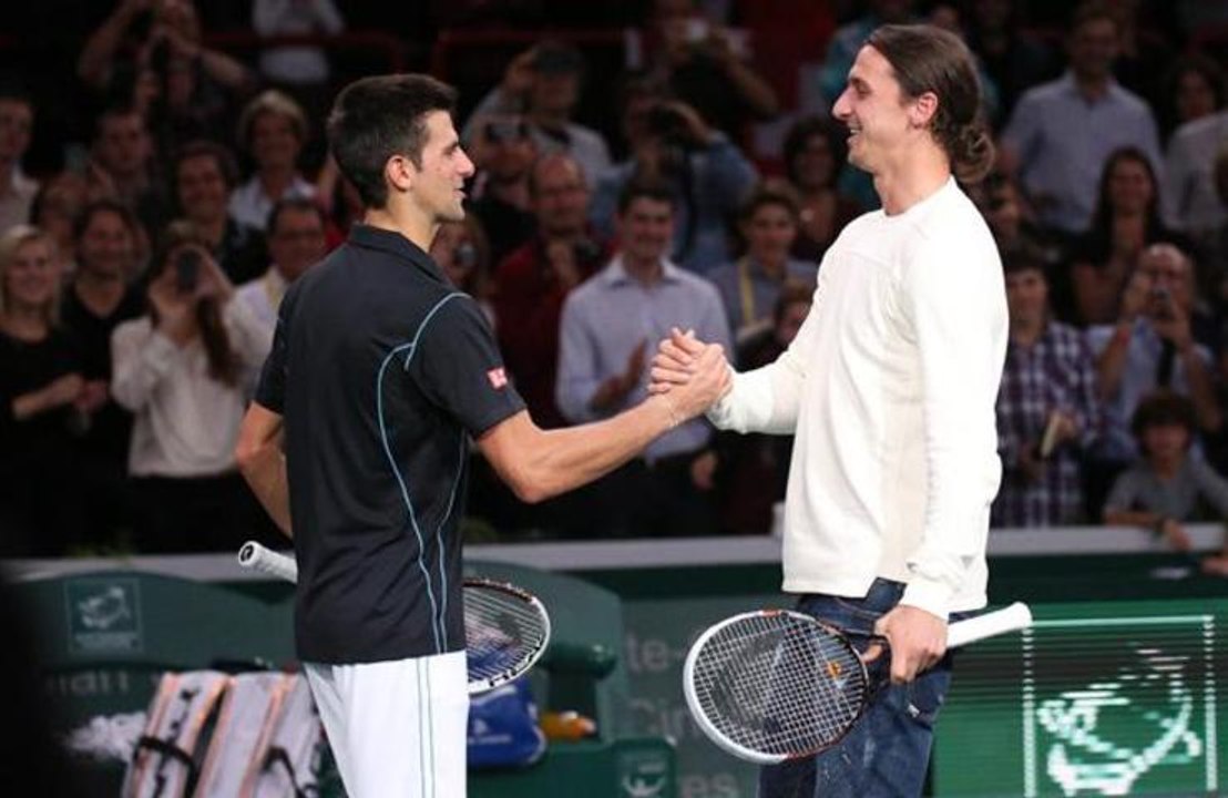 Tennis : Novak Djokovic invite Zlatan Ibrahimovic à faire quelques balles