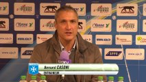 Conférence de presse AJ Auxerre - Tours FC (4-0) : Bernard  CASONI (AJA) - Olivier PANTALONI (TOURS) - 2013/2014