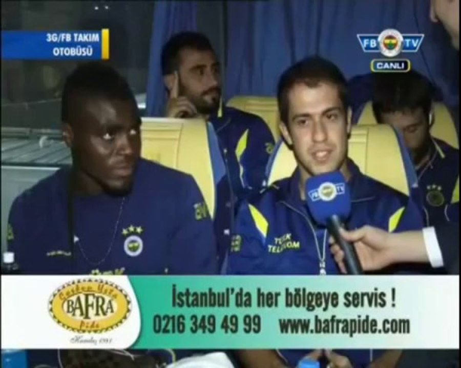 02.11.2013 Fenerbahçe Takım Otobüsü - Bursaspor 2-3 Fenerbahçe