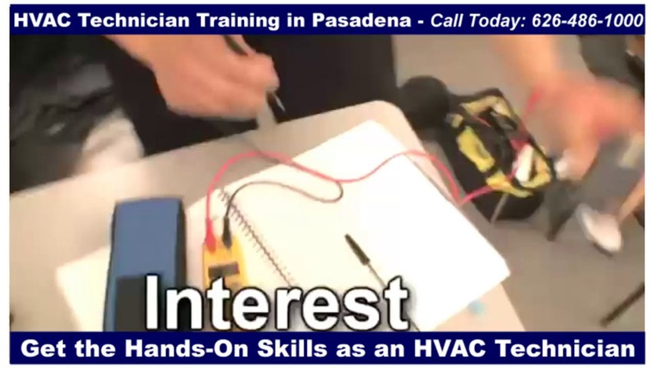 626.486.1000 ~ HVAC Technician School Pasadena, CA