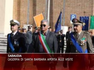 SABAUDIA - CASERMA DI SANTA BARBARA APERTA ALLE VISITE LUNEDI' 4 NOVEMBRE