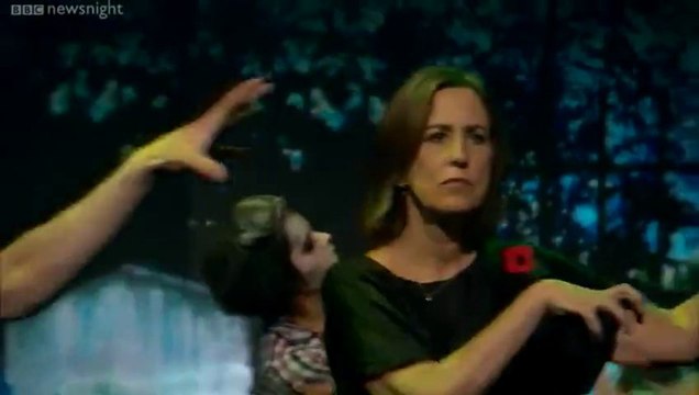 Kirsty Wark Zombie Dances To Michael Jackson's Thriller On Newsnight - It's Amazing