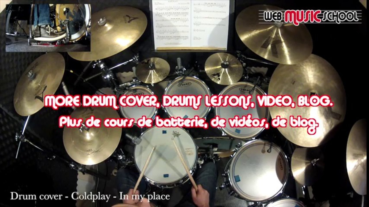 Coldplay - In my place - DRUM COVER
