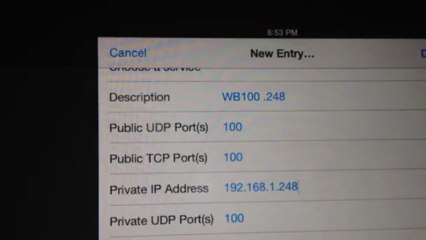 How to set up Port Forwading on an Apple Airport Device