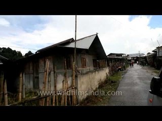 Driving on a rainy day in Arunachal's Ziro
