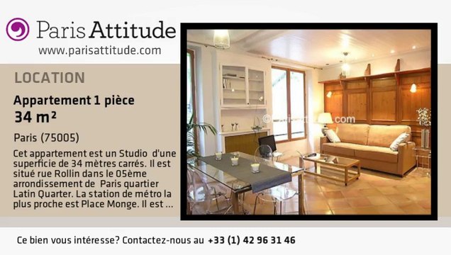 Appartement Studio à louer - Place Monge, Paris - Ref. 3691