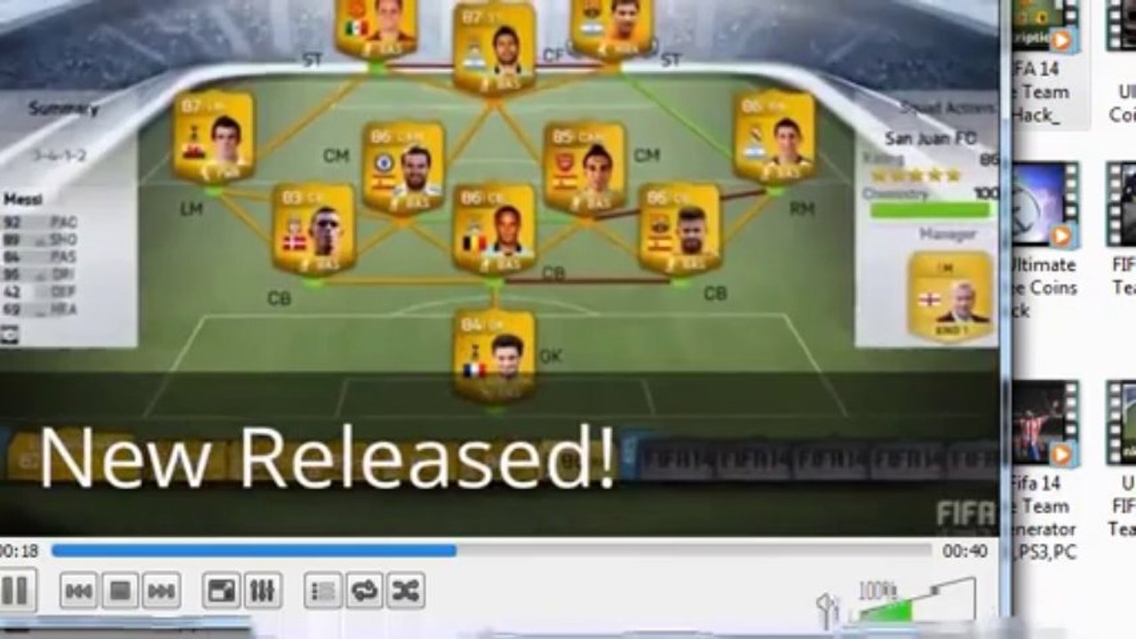2013 FIFA 14 Ultimate Team Coins Hack