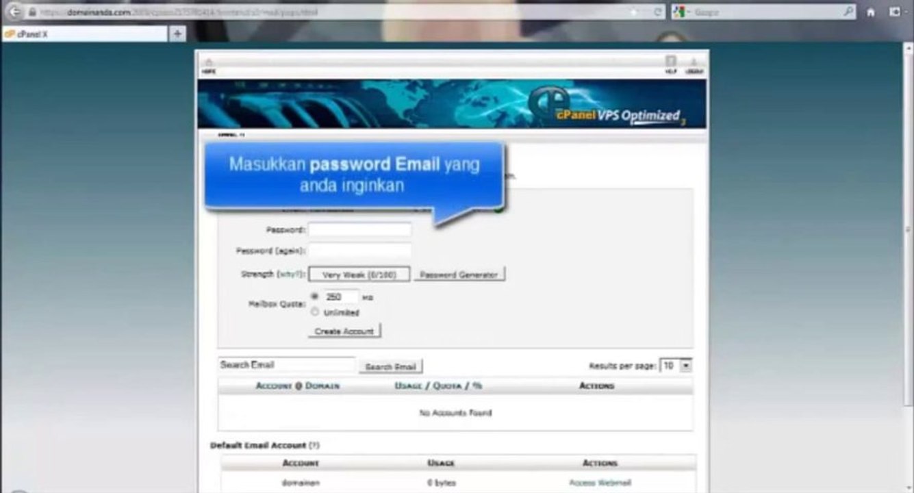 Cara Membuat Email di cPanel Hosting By riauhost.net
