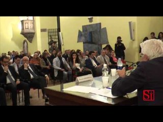 Napoli - Il ministro Quagliariello e il governo Letta -2- (02.11.13)