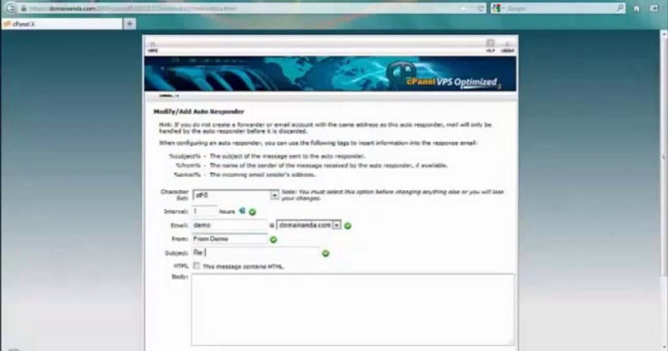 Cara Membuat balasan email otomatis di cPanel Hosting By riauhost.net