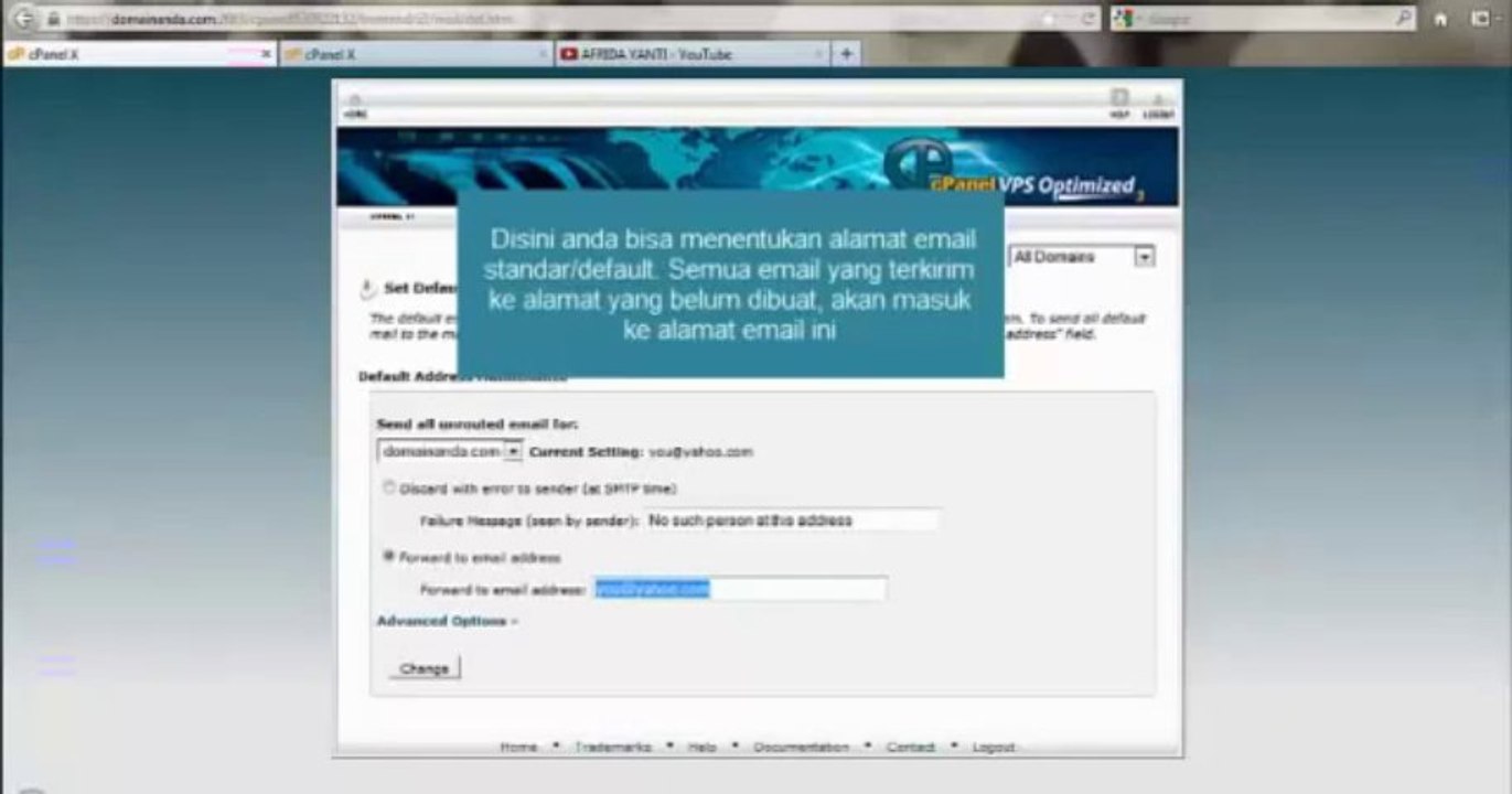 Cara Membuat akun email standar (catch-all) di cPanel Hosting By riauhost.net