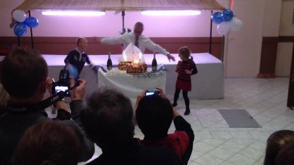 60 ans de papi Jean-Marc: le gâteau.
