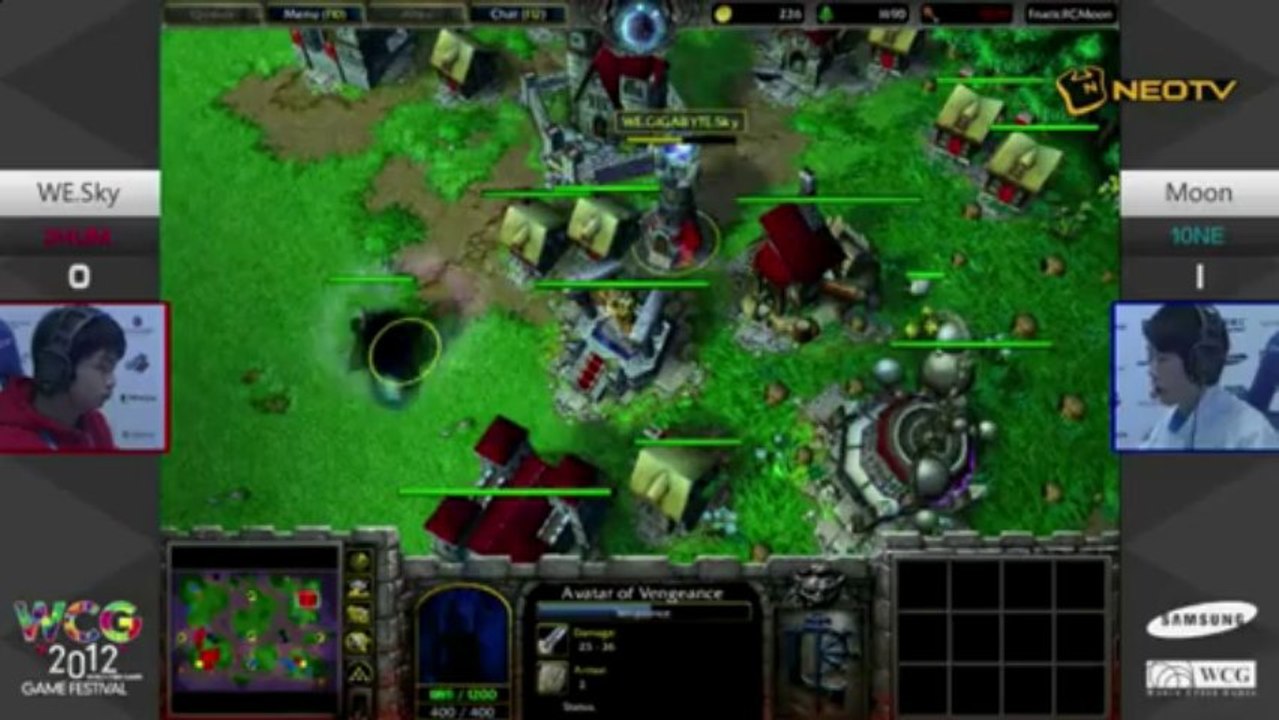 3rd Place Final - WCG 2012 - Sky vs Moon - Game 2