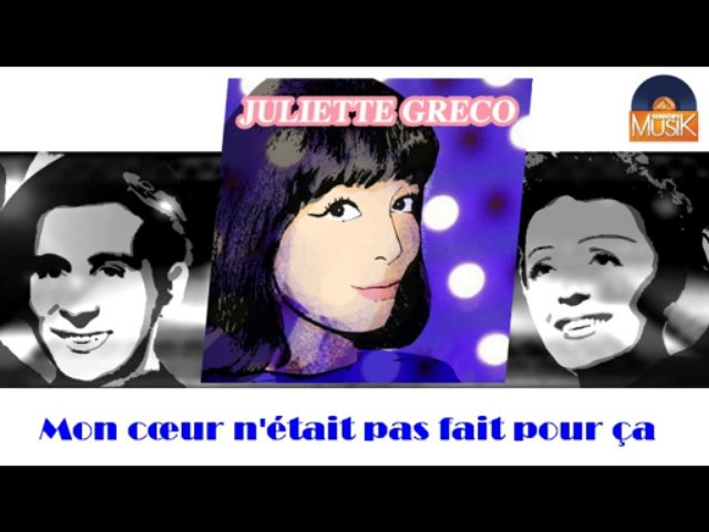 ⁣Juliette Gréco - Mon cœur n'était pas fait pour ça (HD) Officiel Seniors Musik