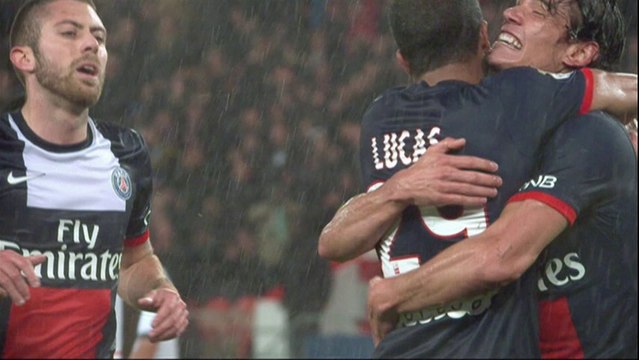 But Edinson CAVANI (43ème) - Paris Saint-Germain - FC Lorient (4-0) - 2013/2014