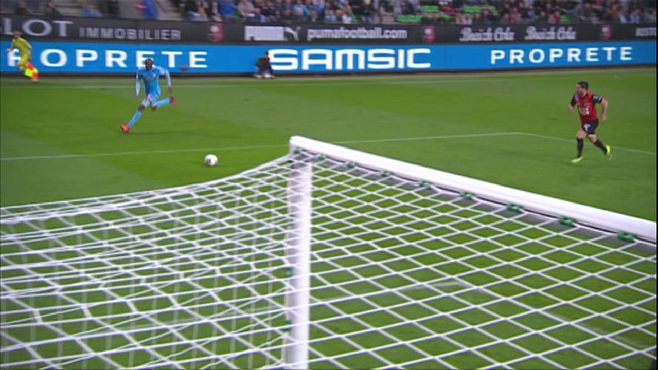 But Jordan AYEW (16ème) - Stade Rennais FC - Olympique de Marseille (1-1) - 2013/2014