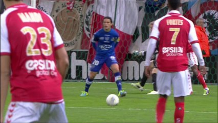 But Prince ONIANGUE (50ème) - Stade de Reims - SC Bastia (4-2) - 2013/2014