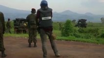 FARDC: Pilonnage des positions des rebelles du M23 (Kibumba, 27 octobre 2013)