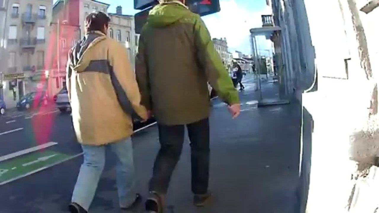 20 minutes d'usage d'une bande cyclable à Nancy