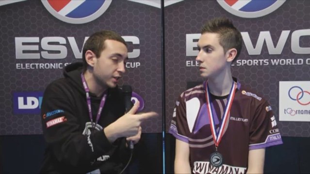 ESWC 2013 - Interview de Riskin Team Millenium TOP 2 World !