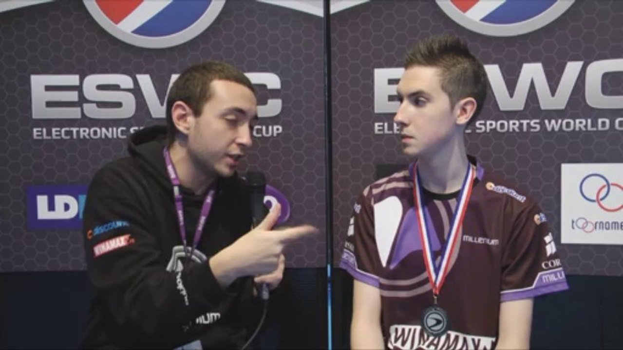 ESWC 2013 - Interview de Riskin Team Millenium TOP 2 World !