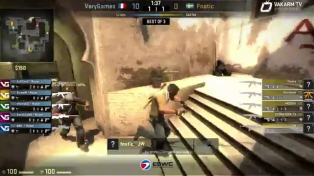 ESWC 2013 : VeryGames vs fnatic - mirage - 1/4