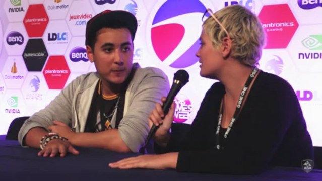 Interview de Gotaga à l'ESWC Paris Games Week 2013