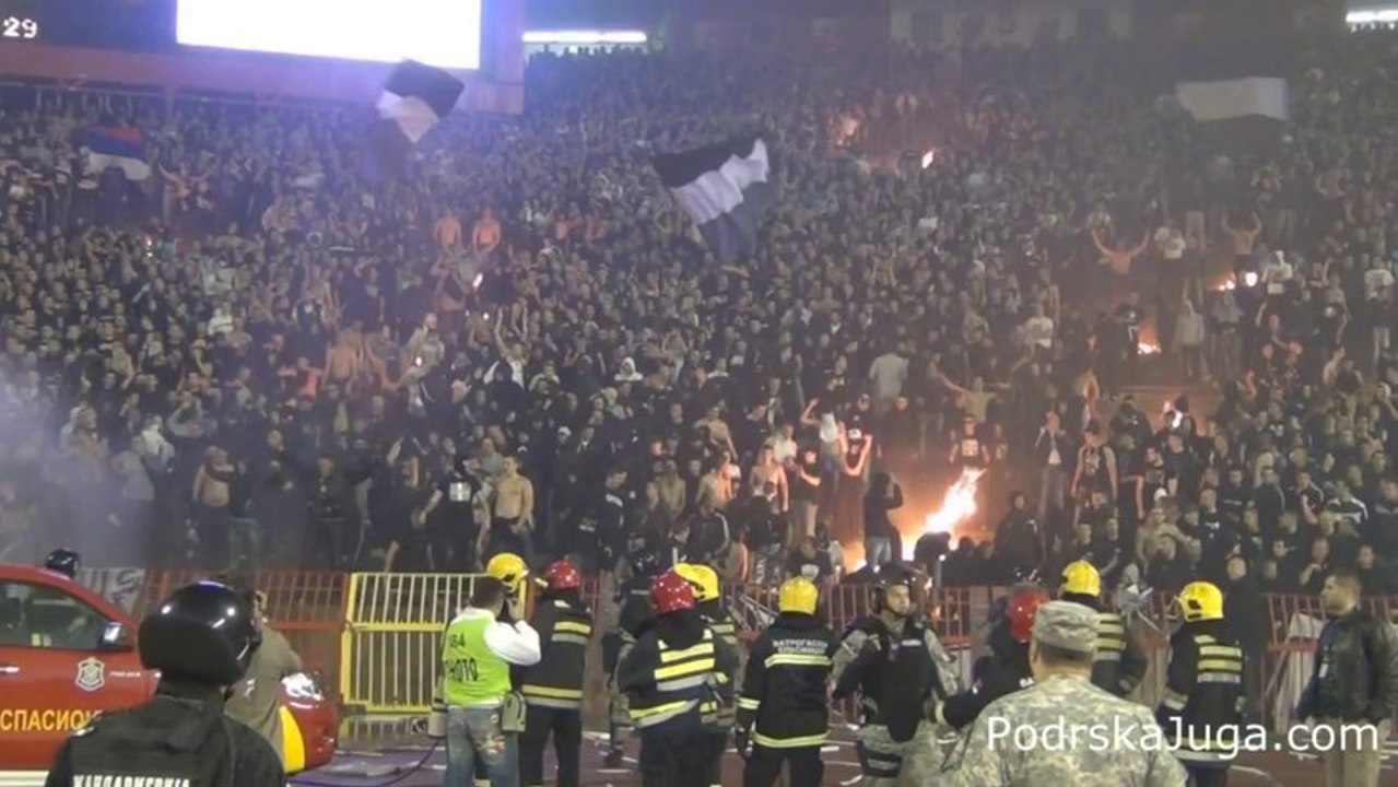 "VATRENI" JUG - 145. Derbi - 02.11.2013. zvezda - Partizan