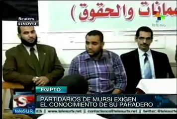 Partidarios de Mursi crean equipo de abogados para vigilar juicio