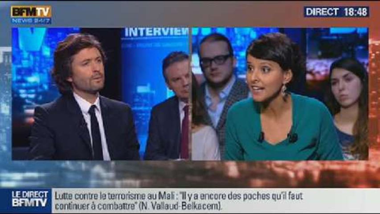 BFM Politique: L'interview de Najat Vallaud-Belkacem par Christophe Ono-dit-Biot du Point - 03/11