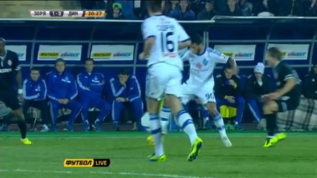 Заря - Динамо 1т. myfootball.ws