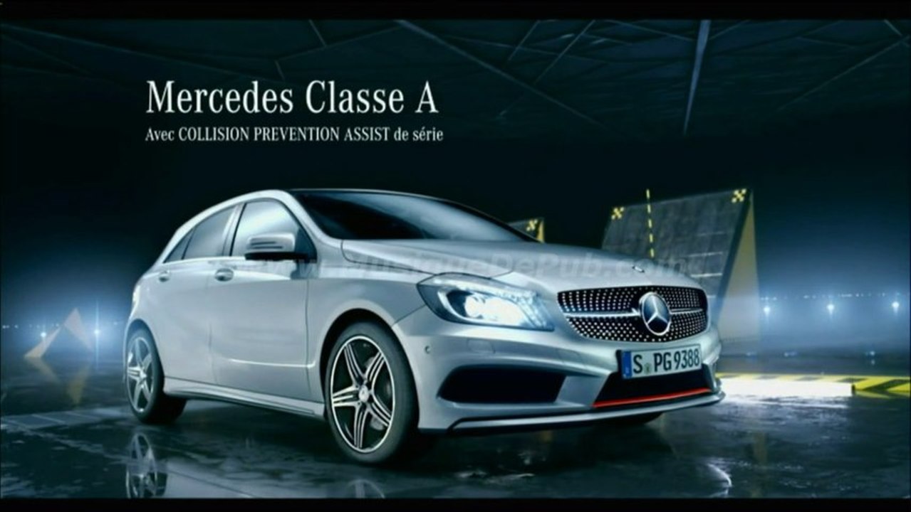 Pub Mercedes Classe A 'Collision Prevention Assist' 2013 [HQ] - Vidéo ...