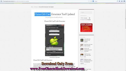 iTunes Gift Card Code Generator 2013 (No Survey)
