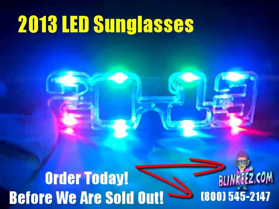 New Years Eve 2014 LED Sunglasses - New Years Fun!