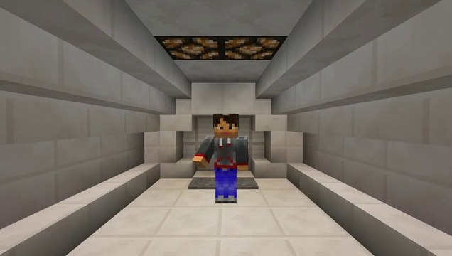Minecraft: How to build a Stylish Piston Door Tutorial