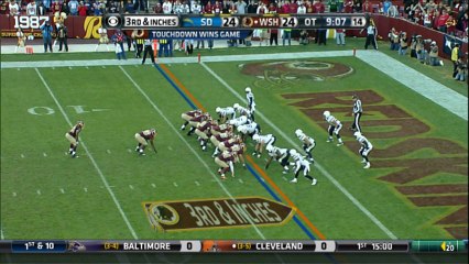 Darrel Young 4-yard game-winning touchdown run