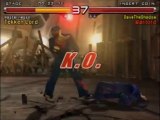 Tekken 5 | Gameplay - Hwoarang versus Lee Chaolan | Sony PlayStation 2 (PS2) | Fullscreen