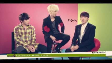 Superjunior with Lotte Duty Free Interview CHN ver (3)