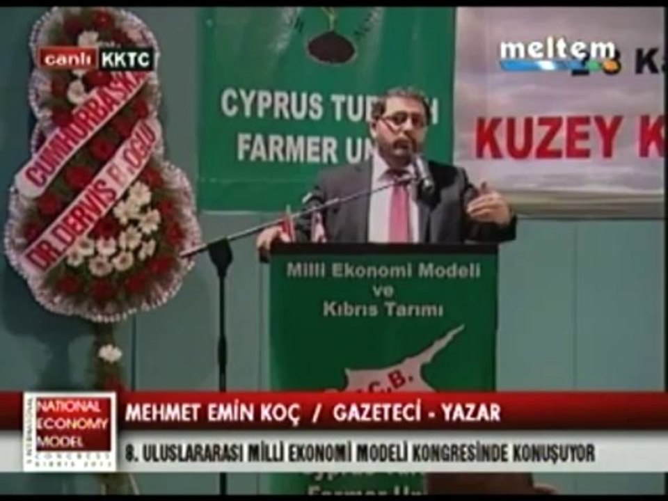8.InterNational Economy Model Congress K.K.T.C 2013 M. Emin Koç