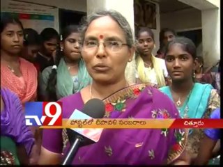 School children celebrates Diwali in hostels