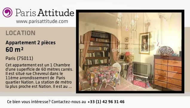 Appartement 1 Chambre à louer - Nation, Paris - Ref. 198