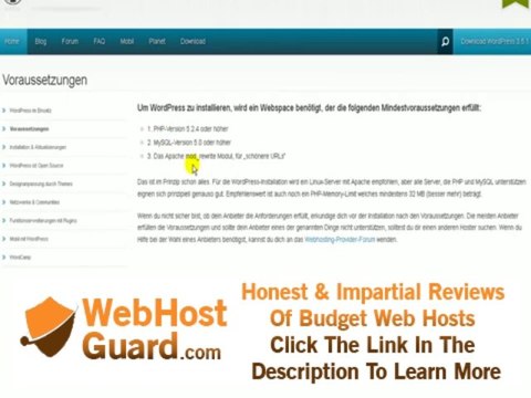 WordPress Webhosting Tipps und Hosting Empfehlung
