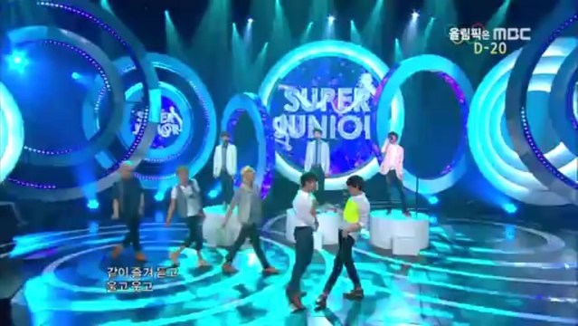 20120707 Super Junior Comeback Stage - From U + Sexy, Free Single