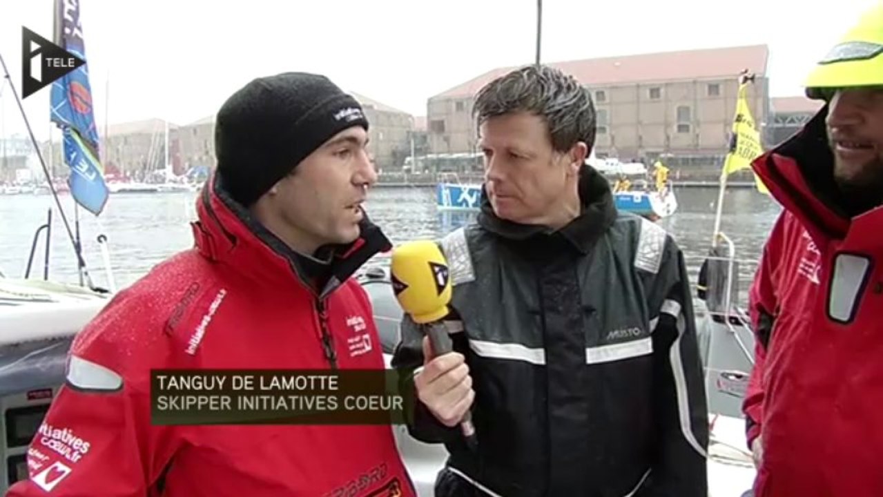 Transat Jacques Vabre : François Damiens prend le large