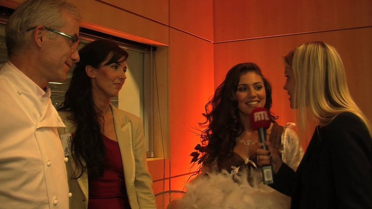 Salon du Chocolat 2013 : Claire Verneil avec Judith, la créatrice Valérie Pache et le chocolatier Stéphane Bonnat